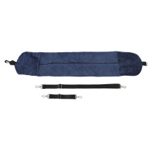 (Blue) U-förmiges Plüsch-Reisekissenbezug mit Lanyard Blau