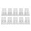 (Style 1) 10x Oogleden Microblading Training Skin Silicone Dubbelzijdig 2