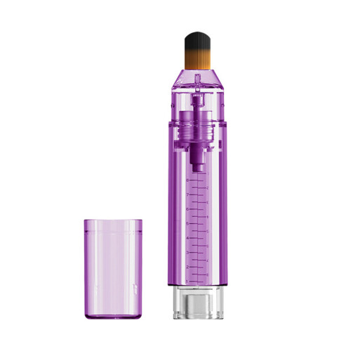 (Purple) 8ml Scalp Applicator Roller Ball Transparent Precise Application