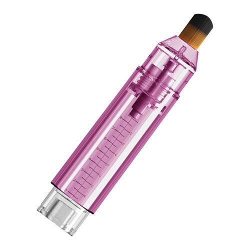 (Pink) 8ml Scalp Applicator Roller Ball Transparent Precise Application 2