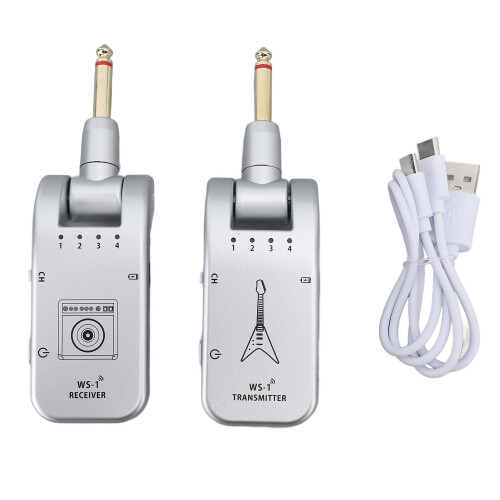 Kabelloses Gitarrensystem: Audio-Transmitter & Receiver-Set