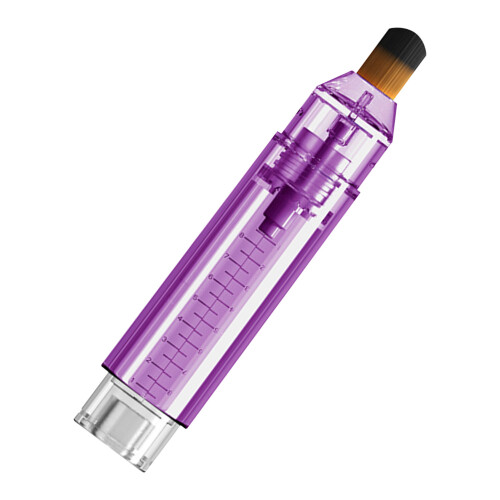 (Purple) 8ml Scalp Applicator Roller Ball Transparent Precise Application 2
