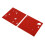 Red 3D Self-Adhesive Heart Pattern Garage Window Sticker 2