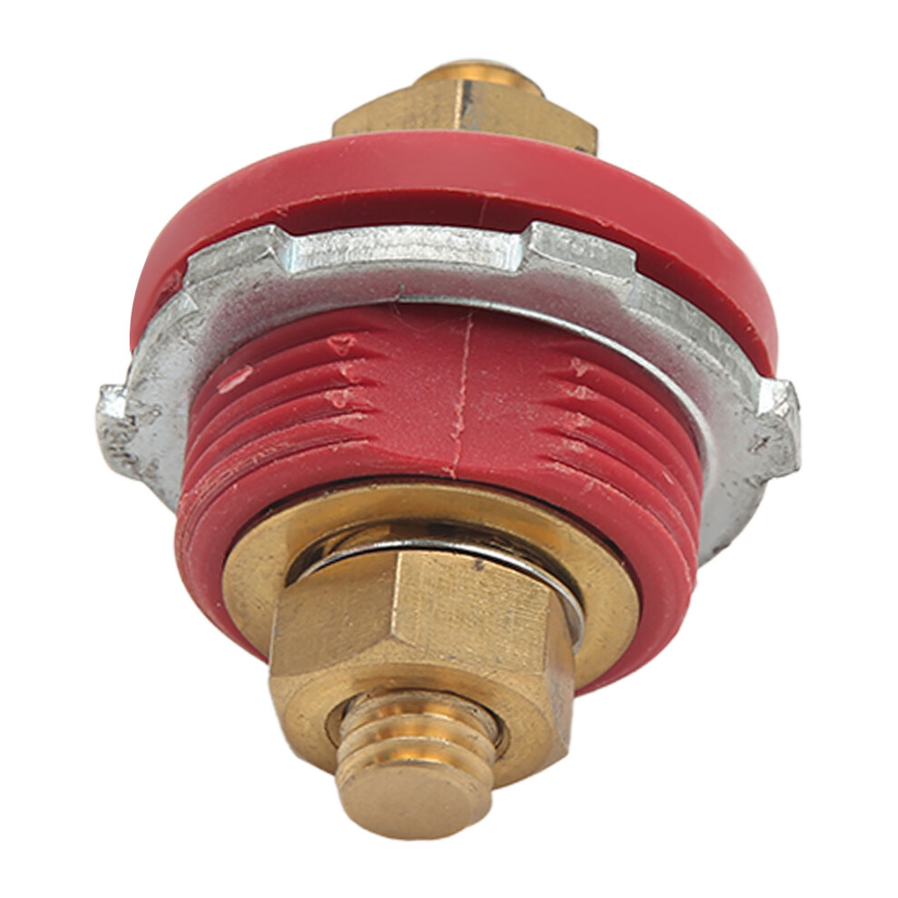 3/8In Battery Terminal Thru Stud 250A For Vehicle Rv Boat Yacht Positive Red 9471356566549