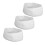 (White) 3Pcs Witte Ooglidpads Voor Wimperextensions 4