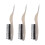(Glitter  Gold) 3x Rat-Tail-Bürste Nylon, Glitter Rot Styling 5
