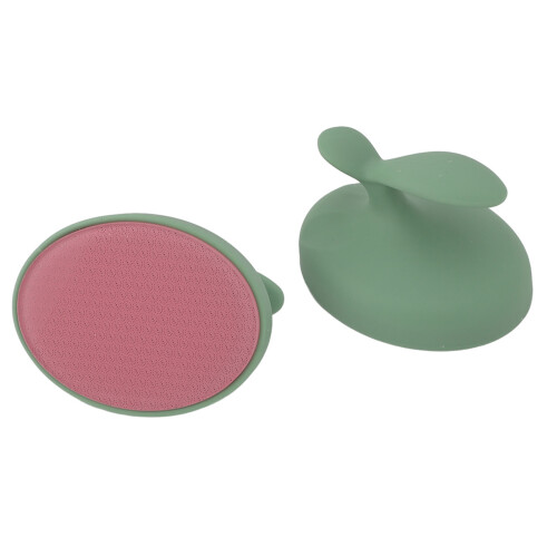 (Green) 2x Glas Fußschabrer Handheld Hornhautentferner 2