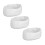 (White) 3Pcs Witte Ooglidpads Voor Wimperextensions 3