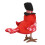 (Red) LED Glowing Red Plush Bird Ornament for Desktop 5