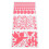 3Pcs Glow-in-the-Dark Harte & Letters Stickers 5