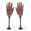 2x Donkere Silicone Vingermannequins Flexibel 1