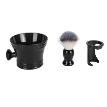Spazzola Barba 3in1 Nylon con Ciotola e Gancio