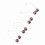 (Dark Red) 2x Dimper Maker Lachspier Oefenaar Donkerrood 4