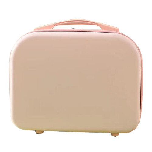 14 Zoll Reise-Make-up-Koffer Elastischer Gurt Hartgehäuse