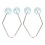 (Sky Blue) 2x Dimper Maker Lachspier Oefenaar Donkerrood 3