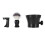 3-in-1 Nylon Beard Brush with Stand & Bowl 5