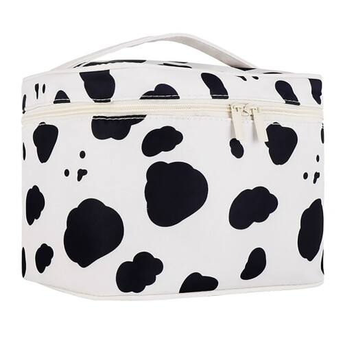 Wasserfeste Reise-Makeuptasche mit Doppelreißverschluss