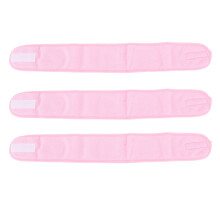 (Pink) 3x Stirnbänder für Wimpernverlängerung, japanisch, weich