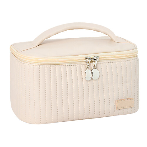 Große PU-Makeuptasche Nass/Trocken-Trennung Reise