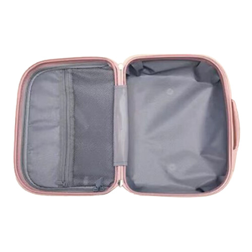 14 Zoll Reise-Make-up-Koffer Elastischer Gurt Hartgehäuse 2