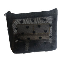 Hartpatroon Makeuptas Ademend Mesh met Rits
