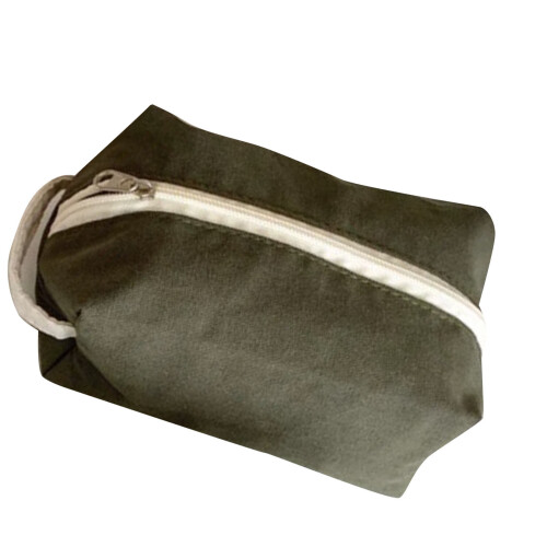 Lightweight Canvas Cosmetic Bag with Handle 2