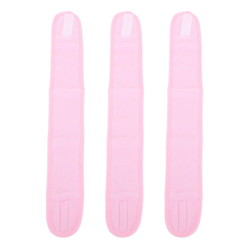 (Pink) 3 Pezzi Fascette Frontali Morbide per Estensioni Ciglia 1