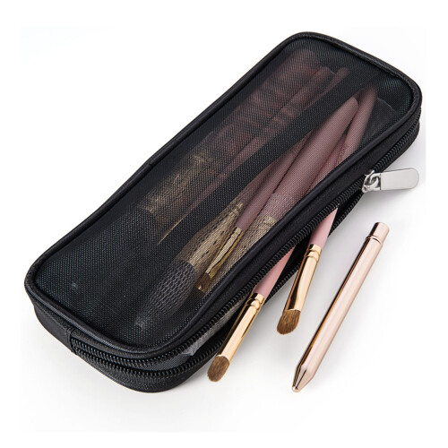 Mesh Make-up Kwastenzak Transparant Met Rits 2