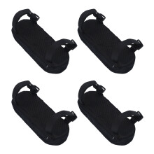 (Black) 4 Pezzi Cuscinetti Bracciolo Sedia Schiuma Morbida Fascetta Blu