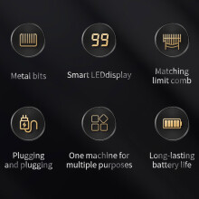 6 in 1 Electric Beard Trimmer USB Multifunction Hairdresser