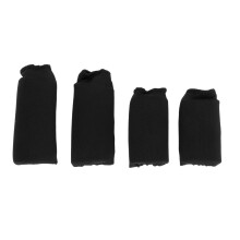 (Black) 4x Finger-Eisbeutel aus Softgel, Schwarz