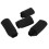 (Black) 4x Finger-Eisbeutel aus Softgel, Schwarz 4
