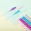 Lima Unghie Gradiente 14cm Colorata per Manicure Pedicure 3