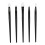 5 Pcs Silicone Eye Makeup Brushes Set Portable 1