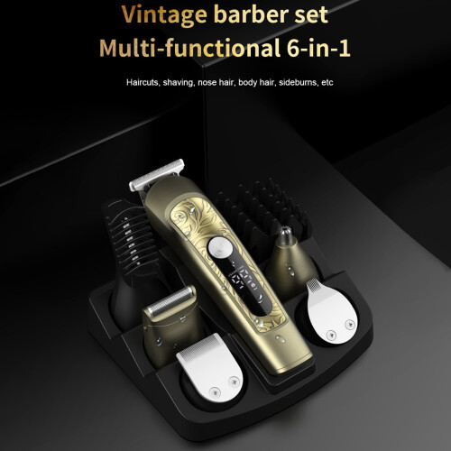 6 in 1 Elektrische Baardtrimmer USB Multifunctioneel 1