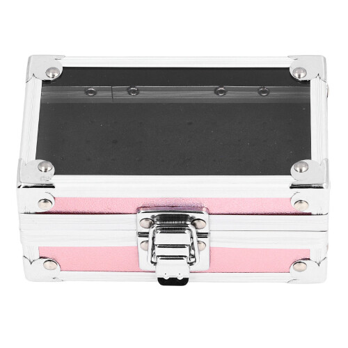 (Dazzling Pink) Nagelboor Bits Houder Stofdicht Multi-Hole