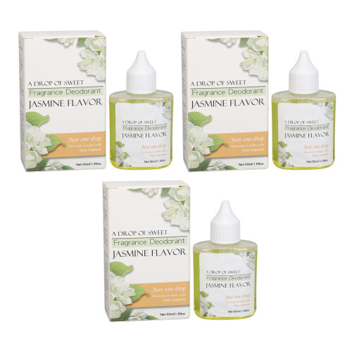 3x 50ml jasmijn luchtverfrisser