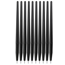 10pcs Soft Silicone Eyeliner Brush Portable Eyeshadow Eyebrow Brush