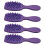 4pz pettine massaggiante esfoliante capelli viola 2