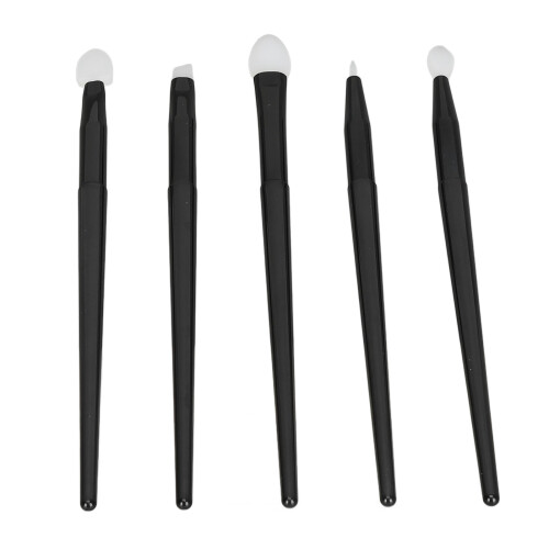 5 Pcs Silicone Eye Makeup Brushes Set Portable 1