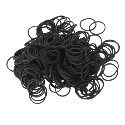 1000x Gummibänder Set Langlebig Elastisch für Salon & Heim 1