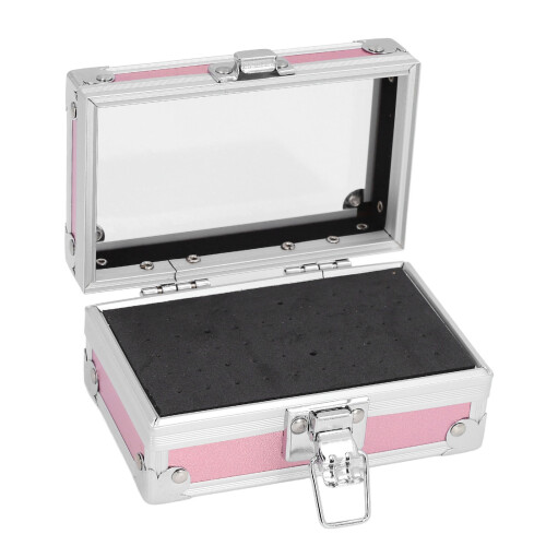 (Dazzling Pink) Nagelboor Bits Houder Stofdicht Multi-Hole 2