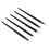 5 Pcs Silicone Eye Makeup Brushes Set Portable 4
