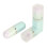 Doppelkopf Retractable Puder-Make-up-Bürste Blau 1