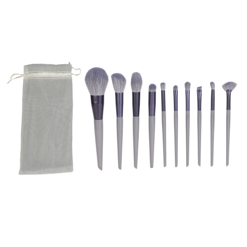10Pcs Soft Bristle Powder Concealer Eyeshadow Brush Set