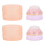 2 Pcs Purple Flat Top Rhombus Foundation Brush w/Box 1