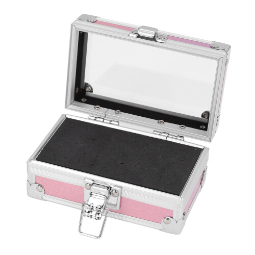 (Dazzling Pink) Nagelboor Bits Houder Stofdicht Multi-Hole 1