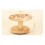 Rubber Wood Rotating Scissors Comb Organizer 1