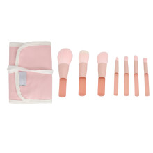 7pcs Mini Soft Bristle Travel Makeup Brush Set