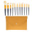 12Pcs Eyeshadow Foundation Blush Concealer Brush Set Orange 1